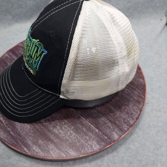 Sierra Nevada Optimum Trucker Hat Black & White Mesh Adjustable Back - Picture 2 of 11